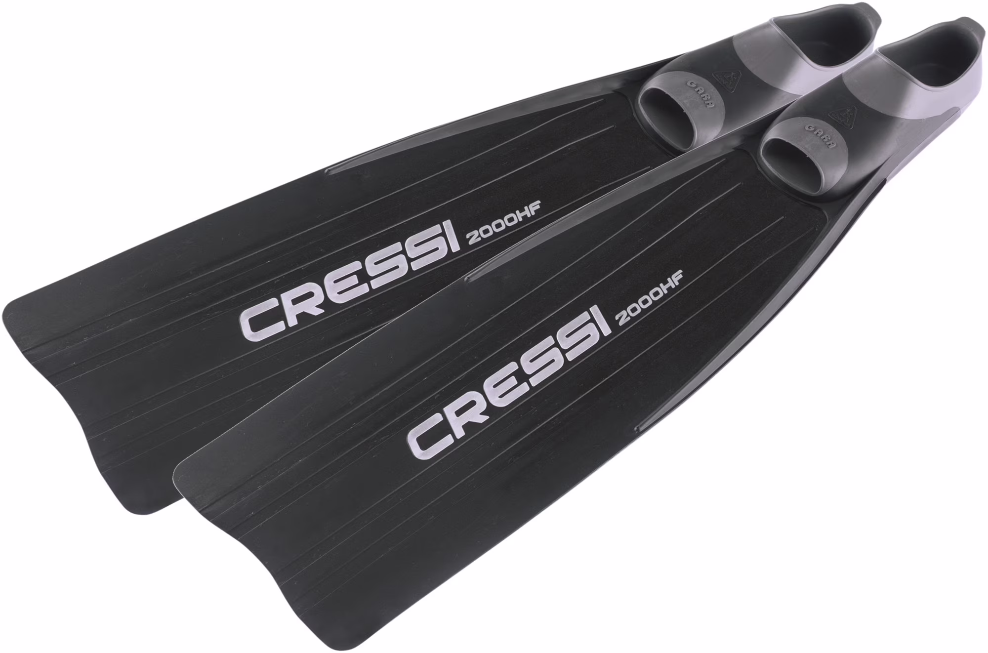 Cressi Gara 2000 HF Long Fins - Black - 7-8