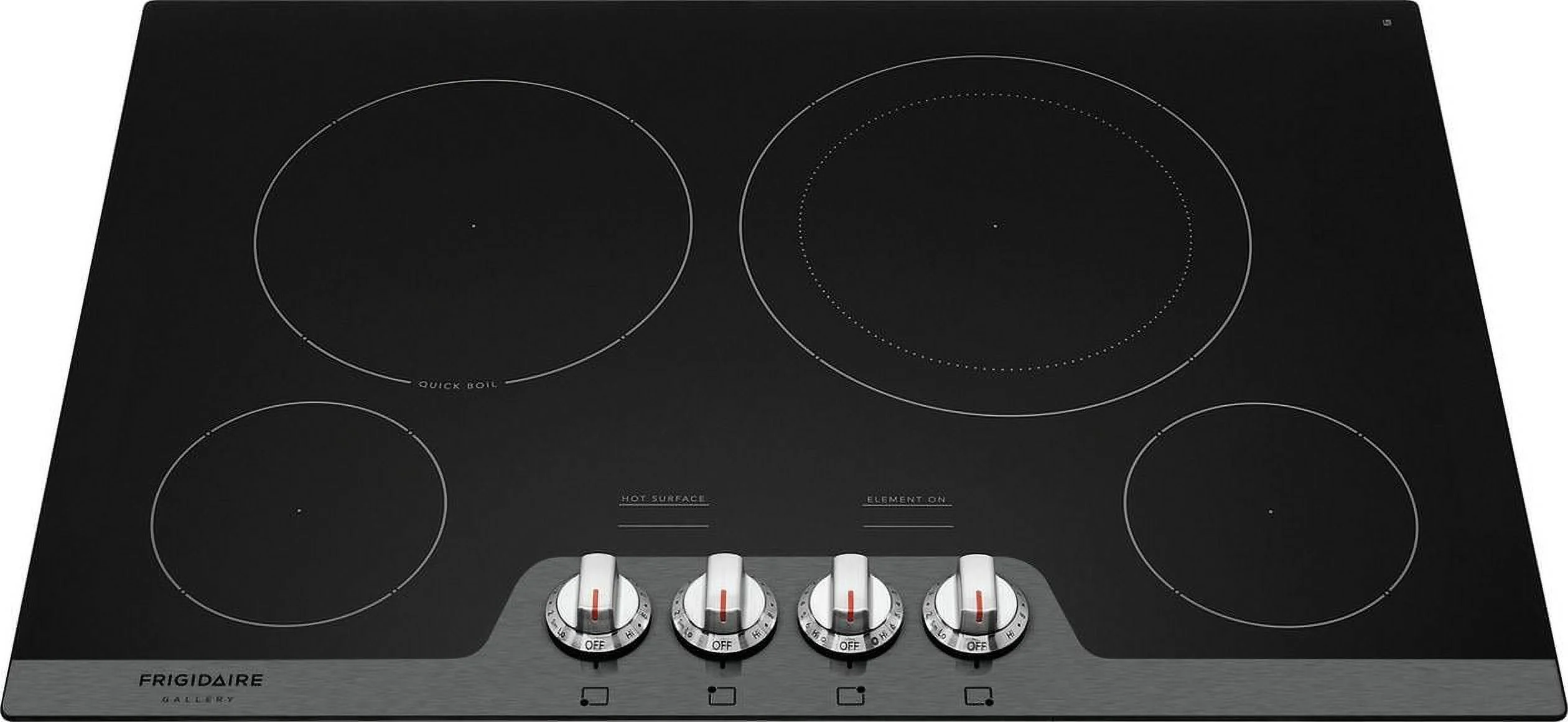 Frigidaire Gallery FGEC3048US 30 inch Stainless 4 Burner Electric Cooktop
