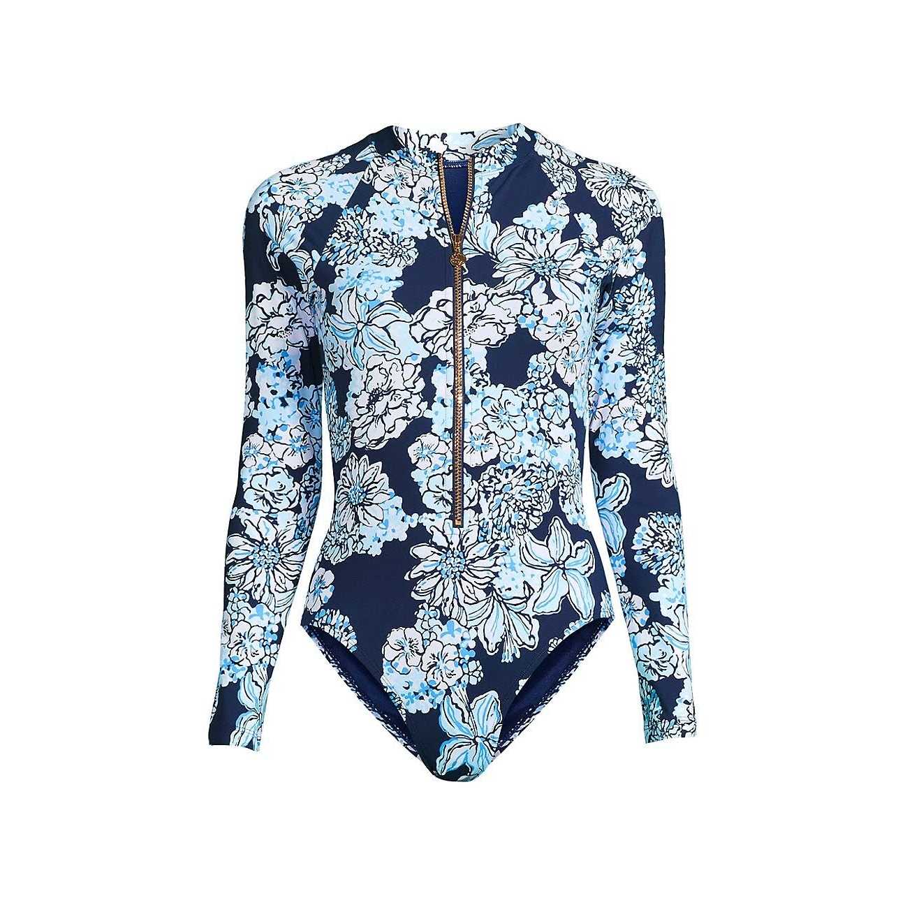 Lilly Pulitzer Randee Rashguard One-Piece Womens Swimsuit - Sports Supplies Online Store