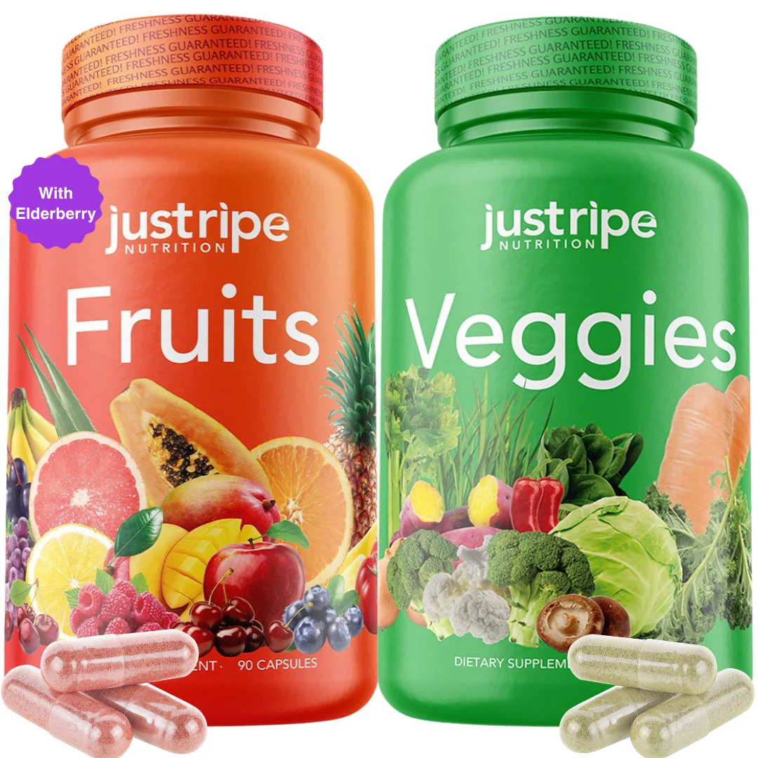 Fruits & Veggies - Balance of Daily Nature in each serving - 1 Month Supply - Kansas Nuitrition - HNZSDS