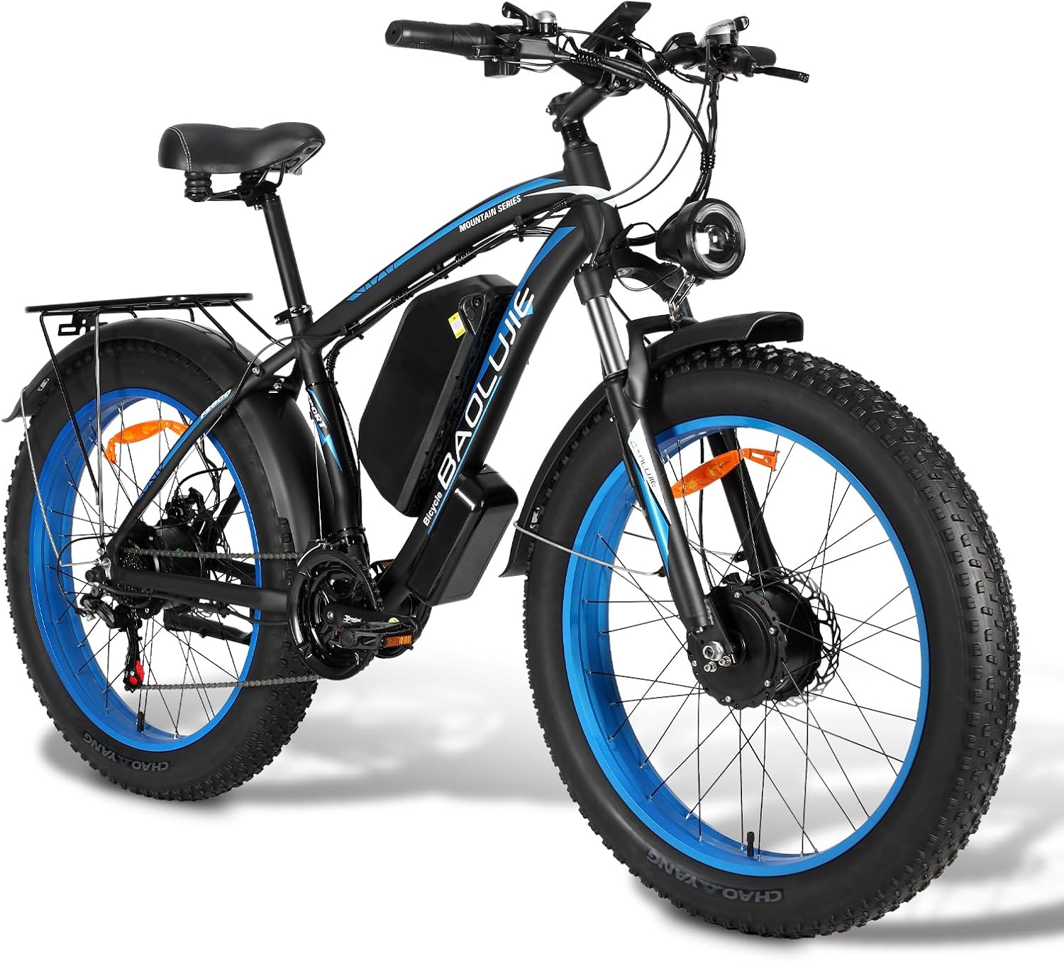 Electric Bike for Adults,Ebike with 1000W+1000W Dual Motor,E Bike with 48V 20AH Battery, 30MPH Commuting Electric Bike, High Brushless Gear Motor