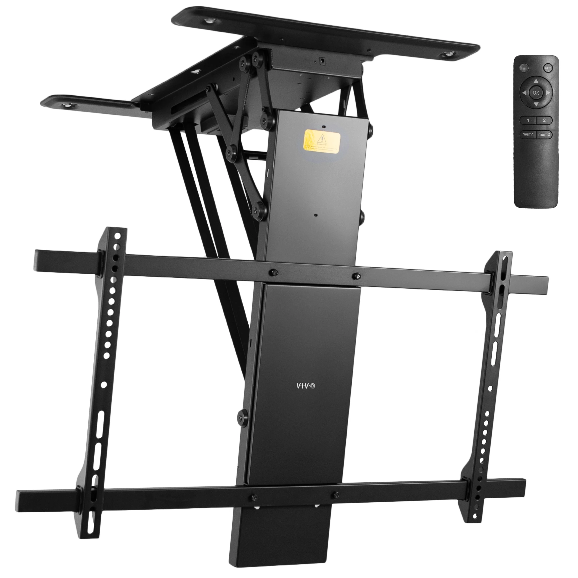 VIVO Motorized Flip Down Pitched Roof Ceiling TV Mount for 40" to 85" Screen - Curated Treasures Market