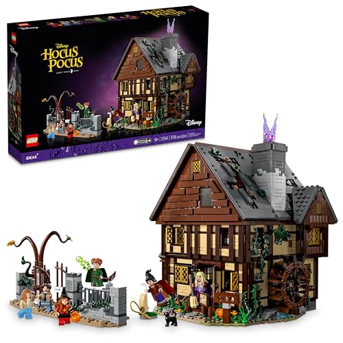 LEGO Ideas Disney Hocus Pocus: The Sanderson Sisters' Cottage Collectible Building Set