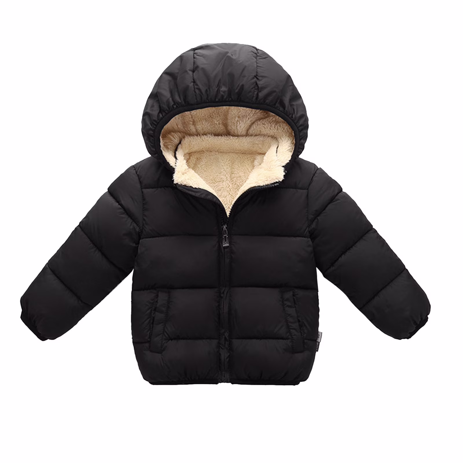 Toddler Boys Coat Kids Child Girls Solid Winter Hooded Jacket Thick Warm Clothes Outwear for Boy