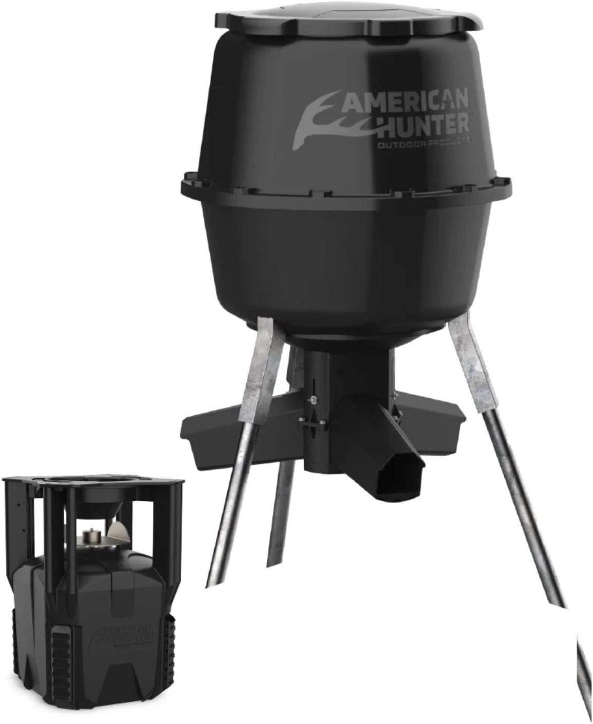 AMERICAN HUNTER 30Gal Nesting Hopper W/Xd-Pro, Black, One Size