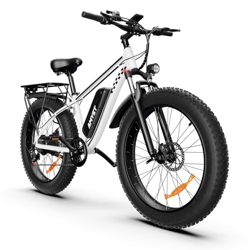 EB26 Electric Bike for Adults Peak 1500W Electric Bicycle 48V 15AH (720WH) Battery Electric Bike 26" Fat Tire Mountain 28mph 7 Speed Gears Ebike