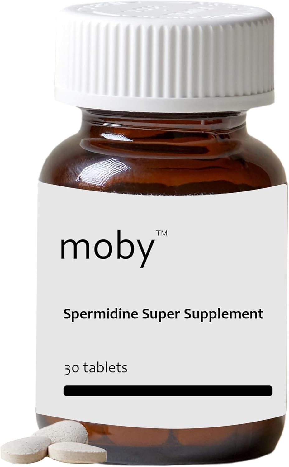 Moby Spermidine Supplement - Over 100x More Potent Than Wheat Germ Extract - 10mg Per Capsule - 99% Pure Spermidine - Clinically Tested