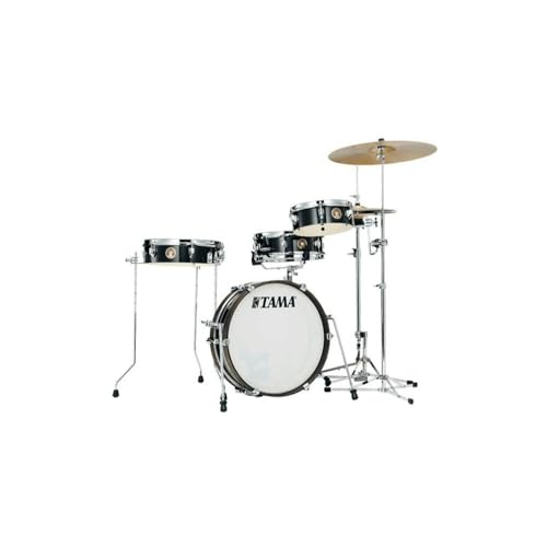 Tama Club-JAM Pancake LJK48P 4-piece Shell Pack with Snare Drum - Hairline Black