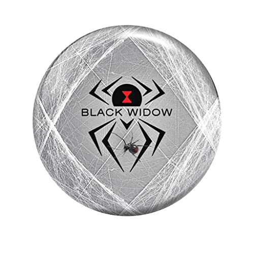 Black Widow Viz-A-Ball PRE-DRILLED Bowling Ball - Grey/White