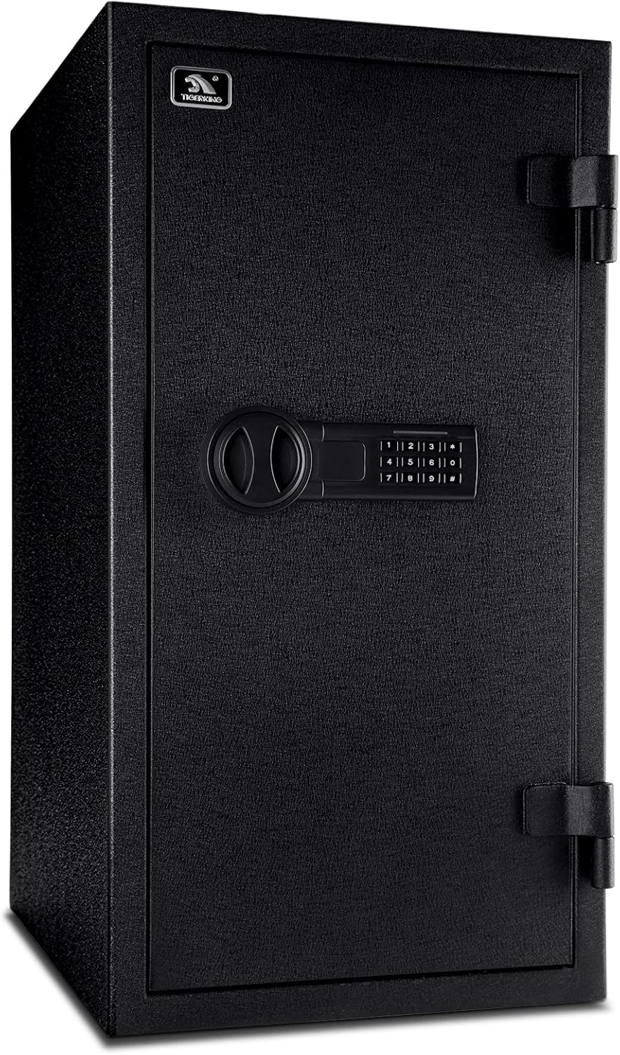 TIGERKING Safe Box,Fireproof Safe,3.47 Cubic Feet,Large Steel Money Safe Home Safe with Digital Lock for Home and Office