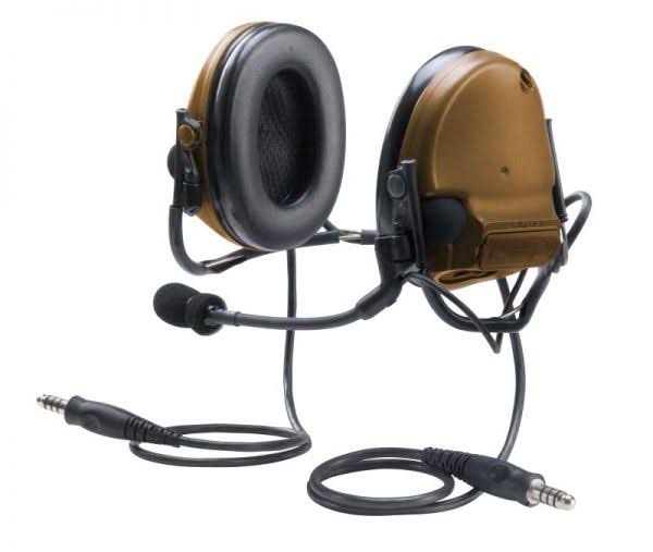 3M - 93441 Peltor Comtac III Ach Communication Headset Dual Comm Neckband Coyote Brown MT17H682BB-19 Cy (7010301926)