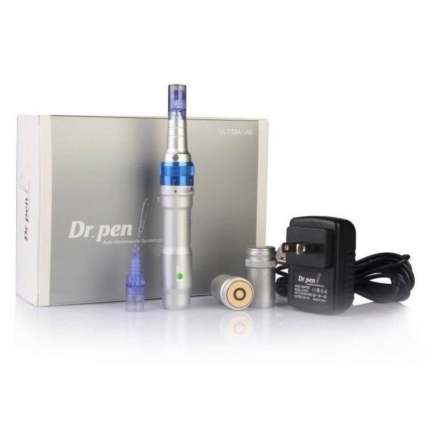 Dr. Pen Derma Pen Ultima A6 Most Advanced Rechargeable Microneedle System + 10 Nano Cartridges