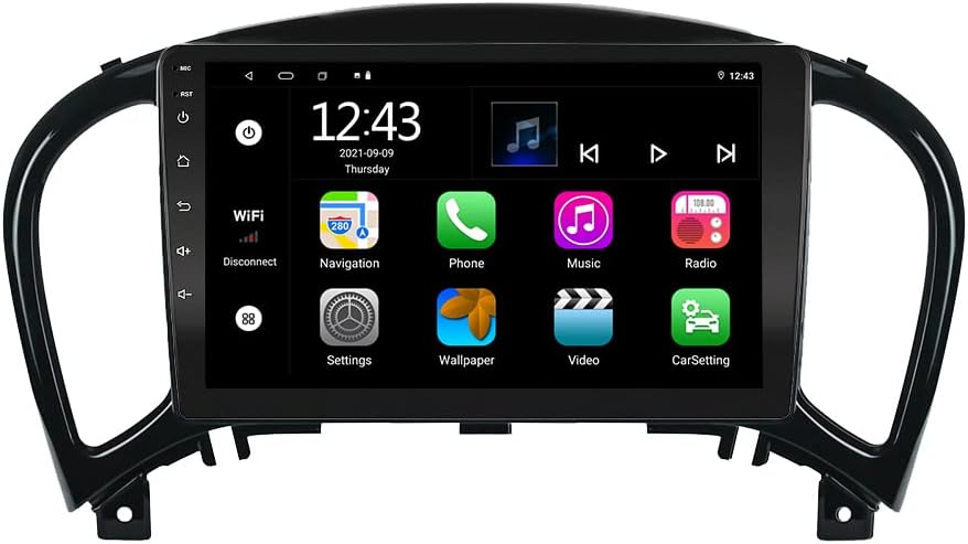 LEXXSON Car Radio for Nissan Juke 2011-2016, Android 11 Head Unit with Octa Core 9 inch Capacitive High Definition Touch Screen
