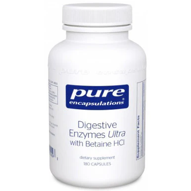 Pure Encapsulations Digestive Enzymes Ultra with Betaine HCL 180C - Kansas Nuitrition - HNZSDS