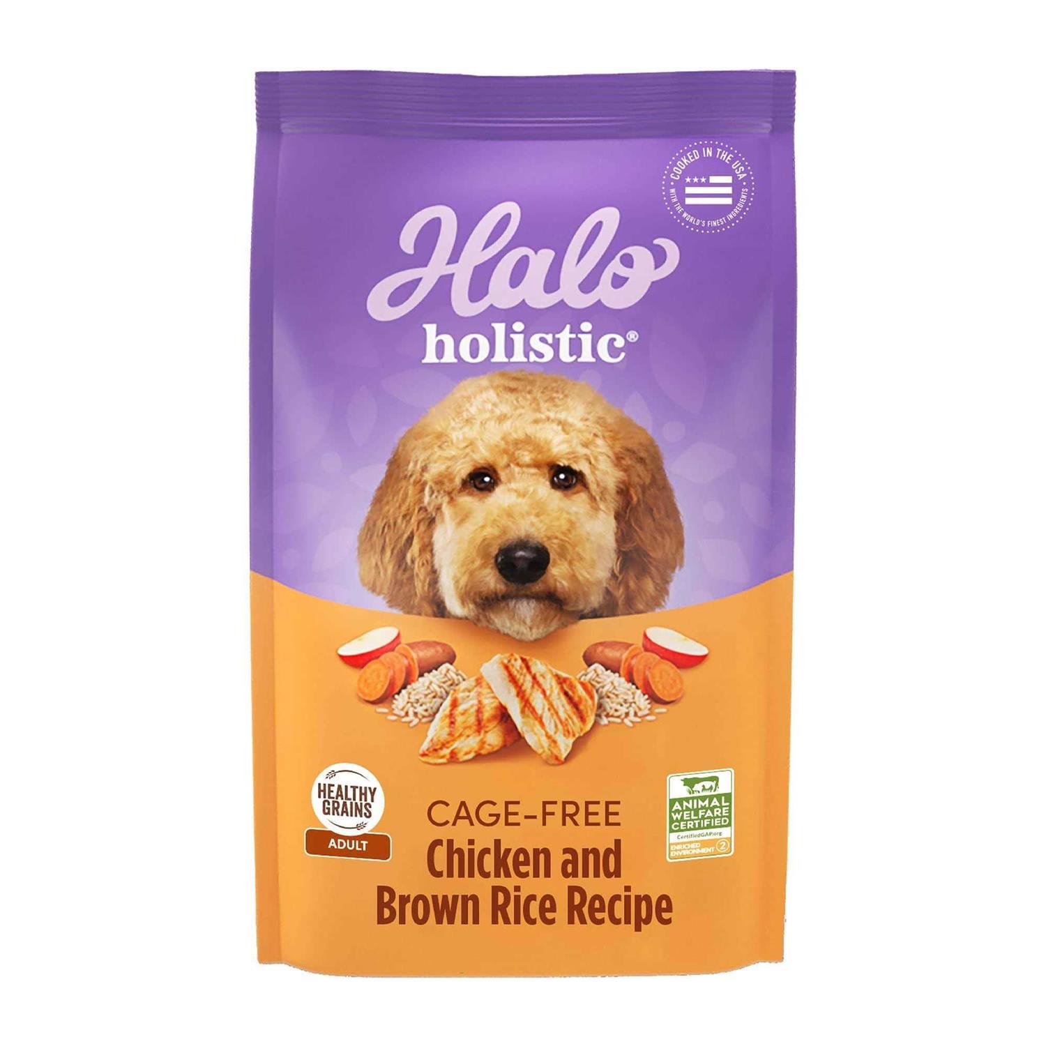 Halo Holistic Chicken &amp; Chicken Liver Adult Dry Dog Food - Pet Supplies online store