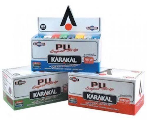 Karakal White Universal PU Replacement Grip - Box of 24 , White
