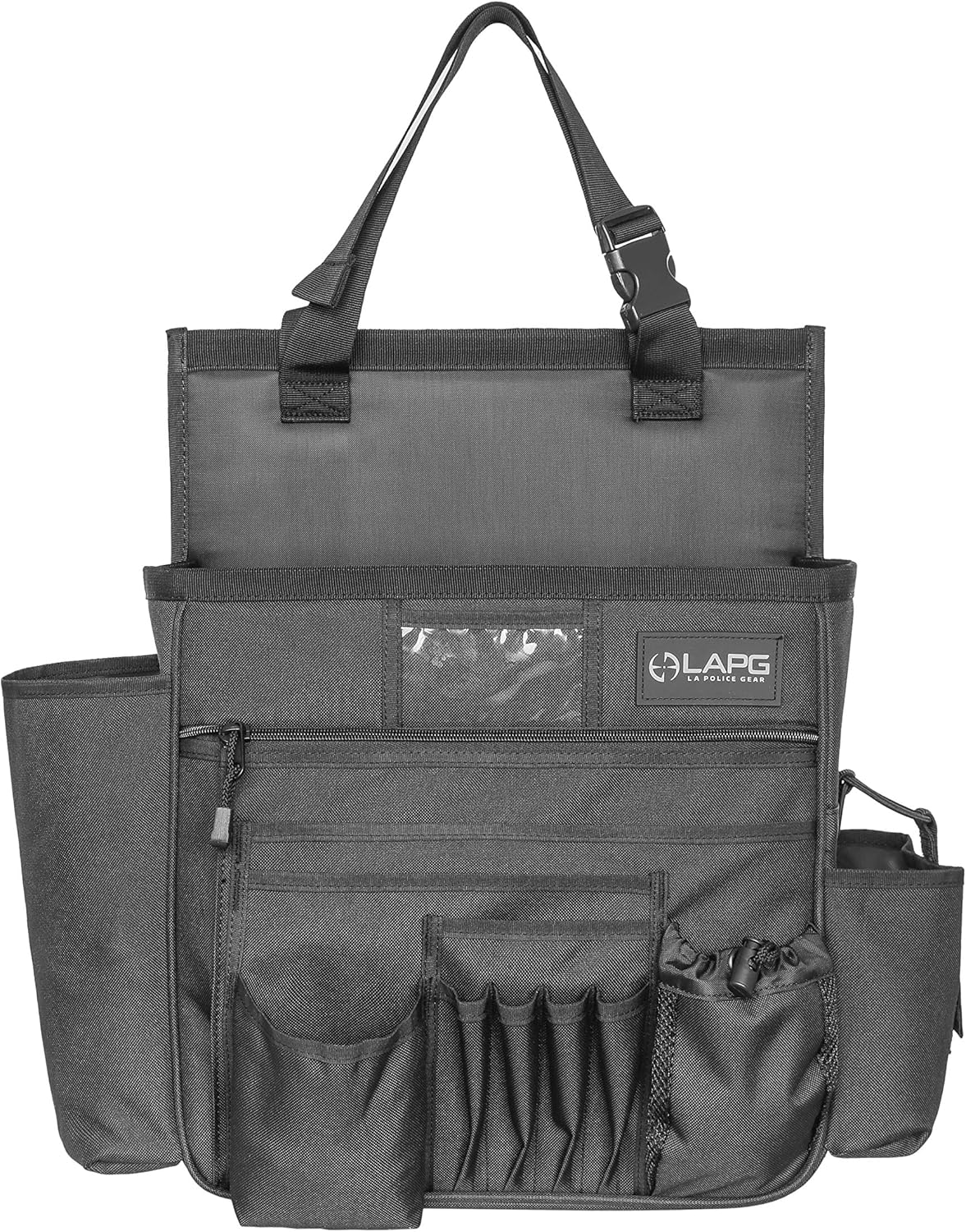 LA Police Gear Adjustable PVC Coated 600D Polyester Patrol Car/Truck Seat Organizer