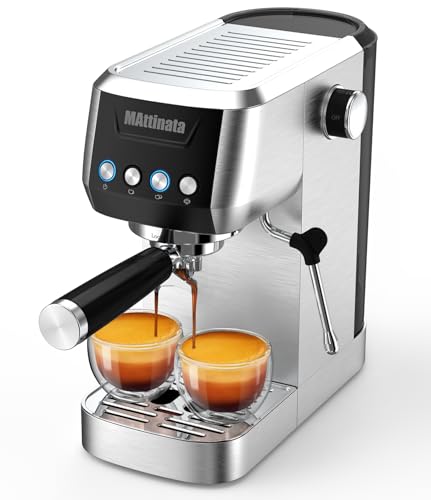 Cappuccino Machine, Latte Machine with Automatic Milk Frother, 20 Bar Espresso Machine for Home Gifts, Espresso Maker with Touchscreen
