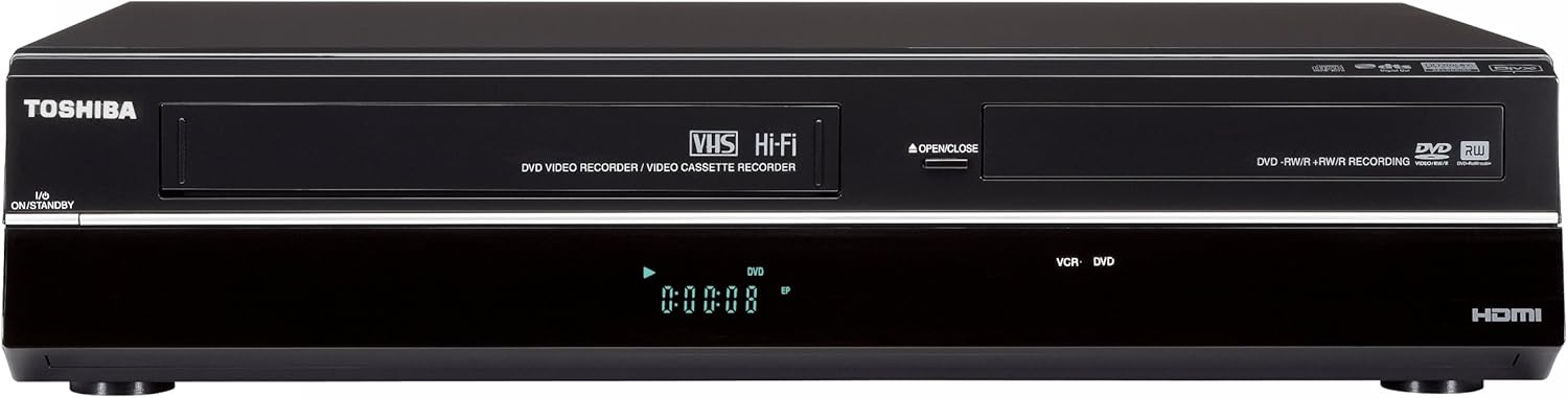 Toshiba DVR670/DVR670KU DVD/VHS Recorder with Built in Tuner, Black (2009 Model)