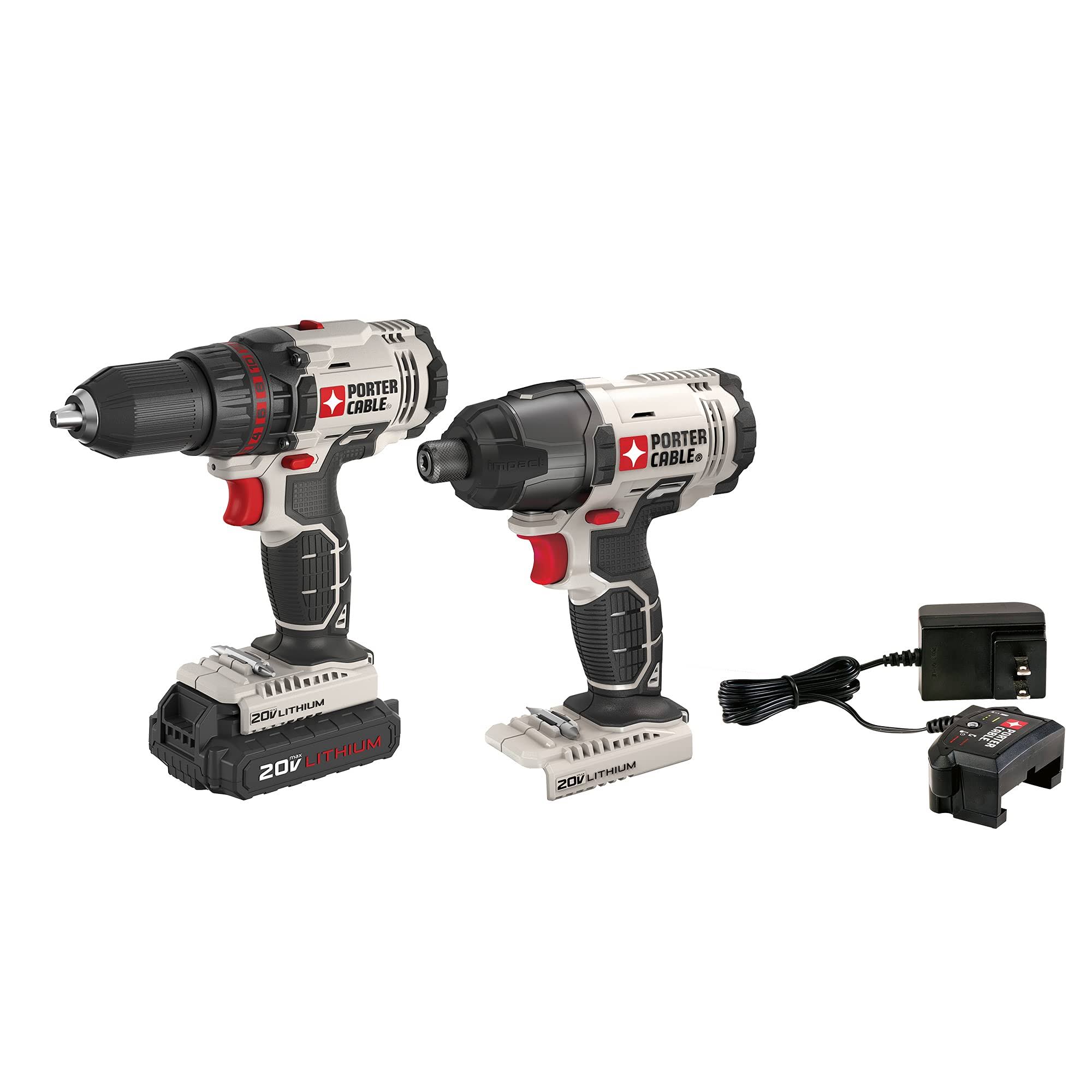 Porter-Cable Pcck604la 20-Volt Max* Cordless 2-Tool Combo Kit
