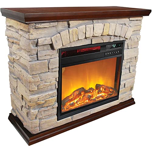 LifeSmart Large Square Infrared Fireplace