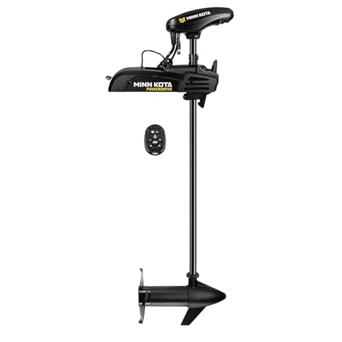 Minn Kota PowerDrive Bow-Mount Electric Trolling Motor with GPS, Dual Spectrum Chirp Sonar, 70 Lb. Thrust, 60 in. Shaft, Freshwater