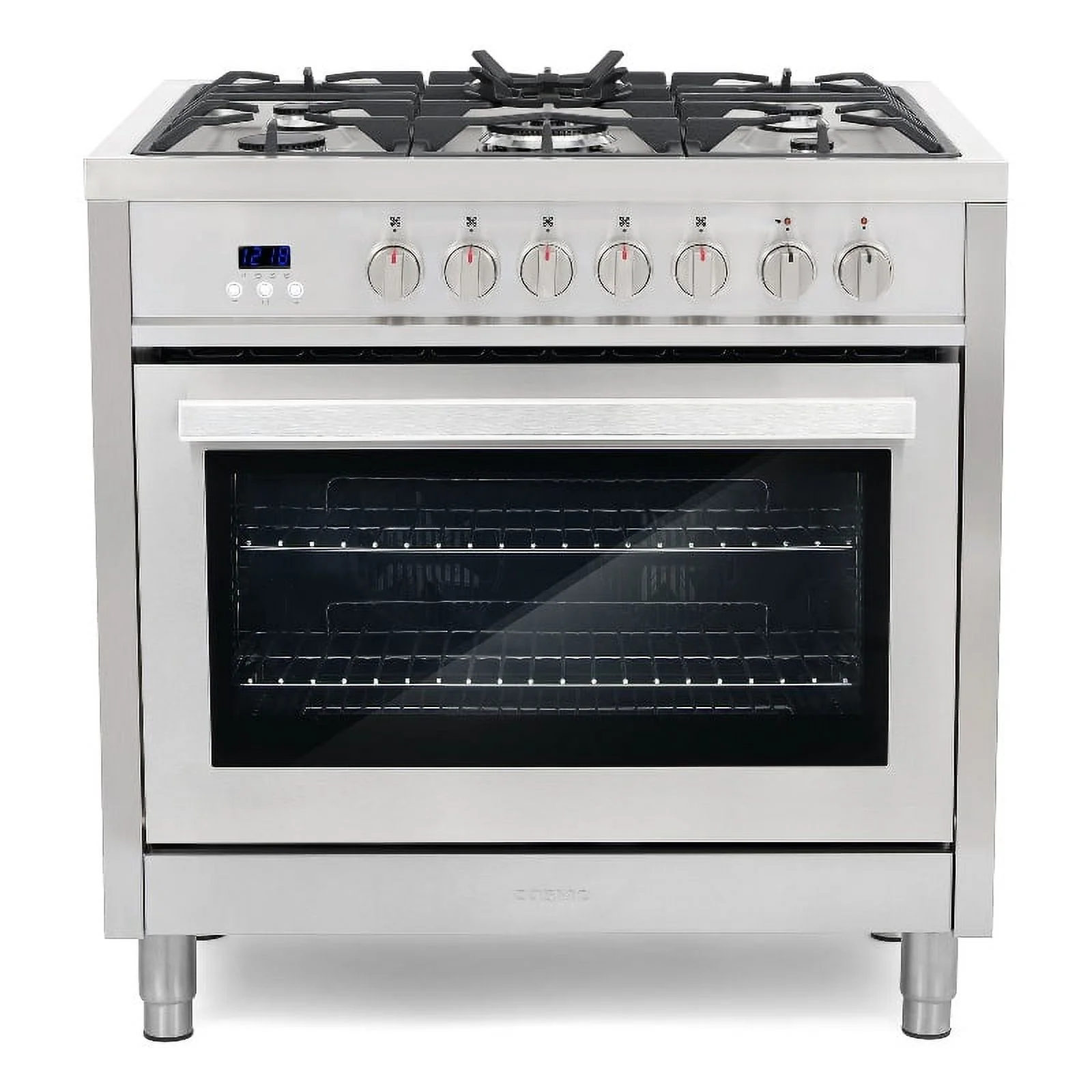 Cosmo COS-F965 36 in. Stainless Steel Dual Fuel Range with Convection Oven