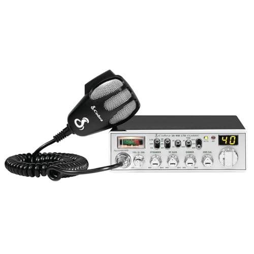 Cobra 29LX AM Professional CB Radio - Emergency Radio, Travel Essentials, NOAA Weather Channels and Emergency Alert System, Selectable 4-Color LCD