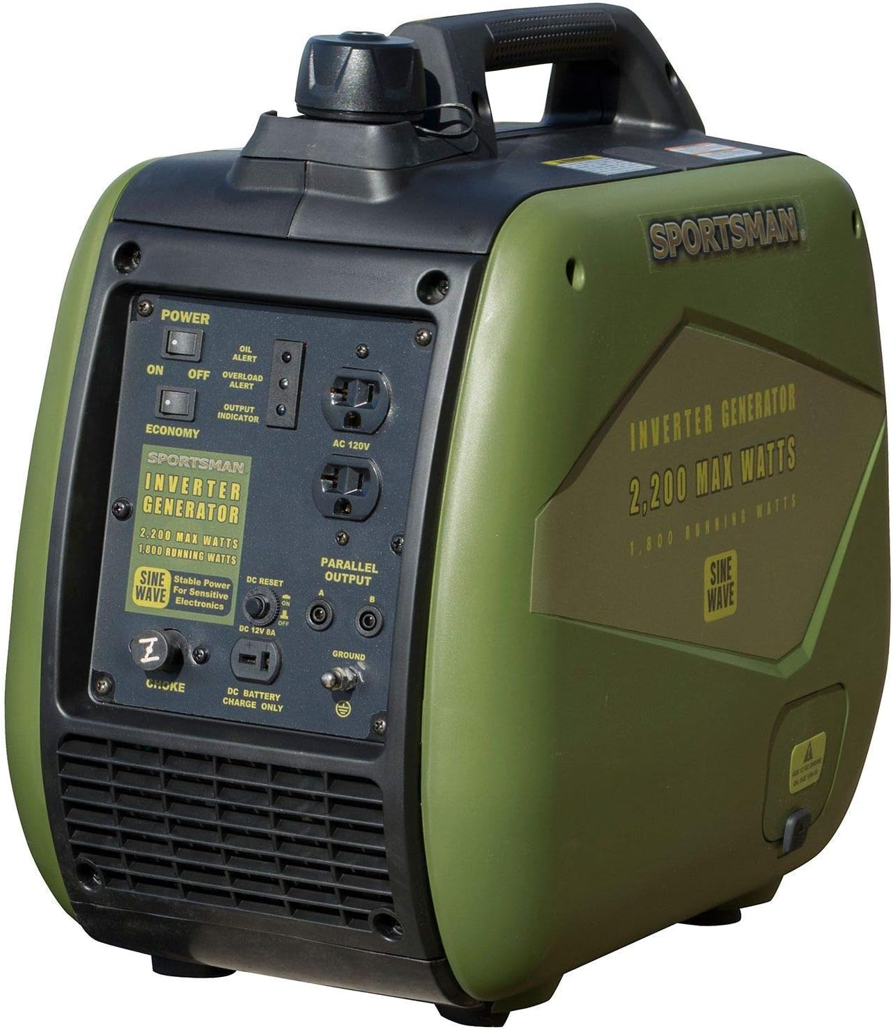 Sportsman 2,200-Watt Gasoline Powered Recoil Start Portable Digital Inverter Generator with Parallel Capability Pack of 2