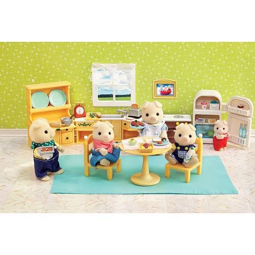 Calico Critters Kozy Kitchen Set, Multi-Colored - Playsets u0026 Vehicles