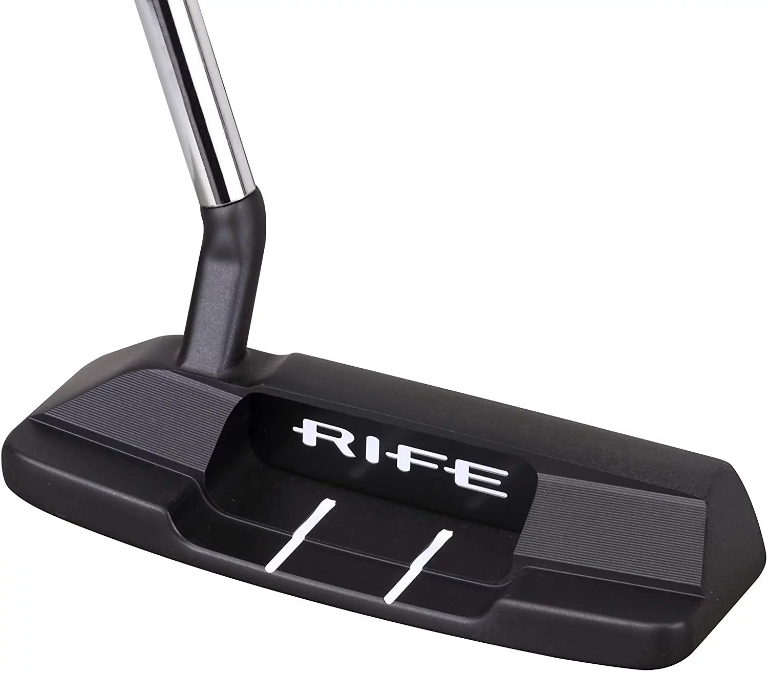 Rife Golf Roll Groove Technology Series (33 Inches) Right Handed RG2 Widened Heel Blade Putter Precision Milled Face Edge Cavity and Bumpers Ensures