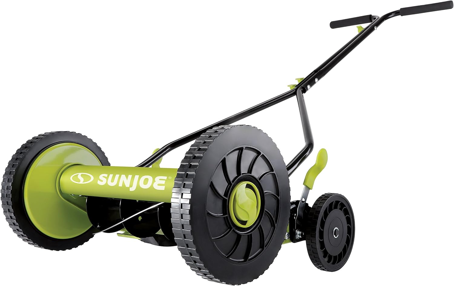 Sun Joe MJ506E 16 in 6.5 Amp Quad Wheel 24 Blade Electric Reel Lawn Mower w/ Grass Catcher