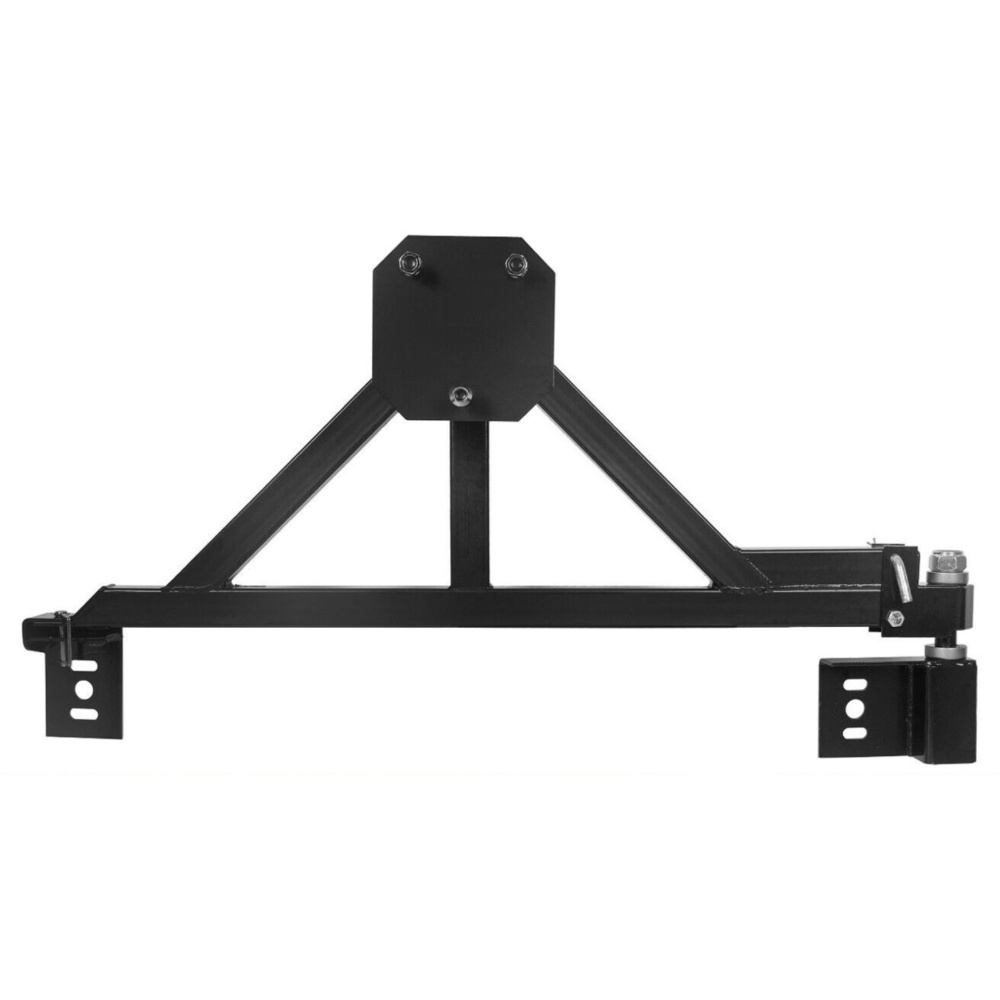 Tire Carrier Mount W/Drop Down Option Compatible With All For 03-09 H2 H2 Black