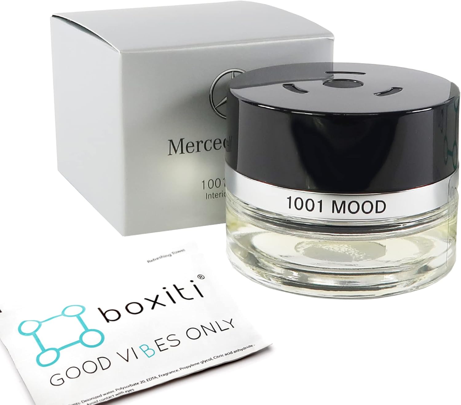 Boxiti Set – Downtown Mood for Mercedes Benz Air Freshener System, Genuine Perfume for Mercedes