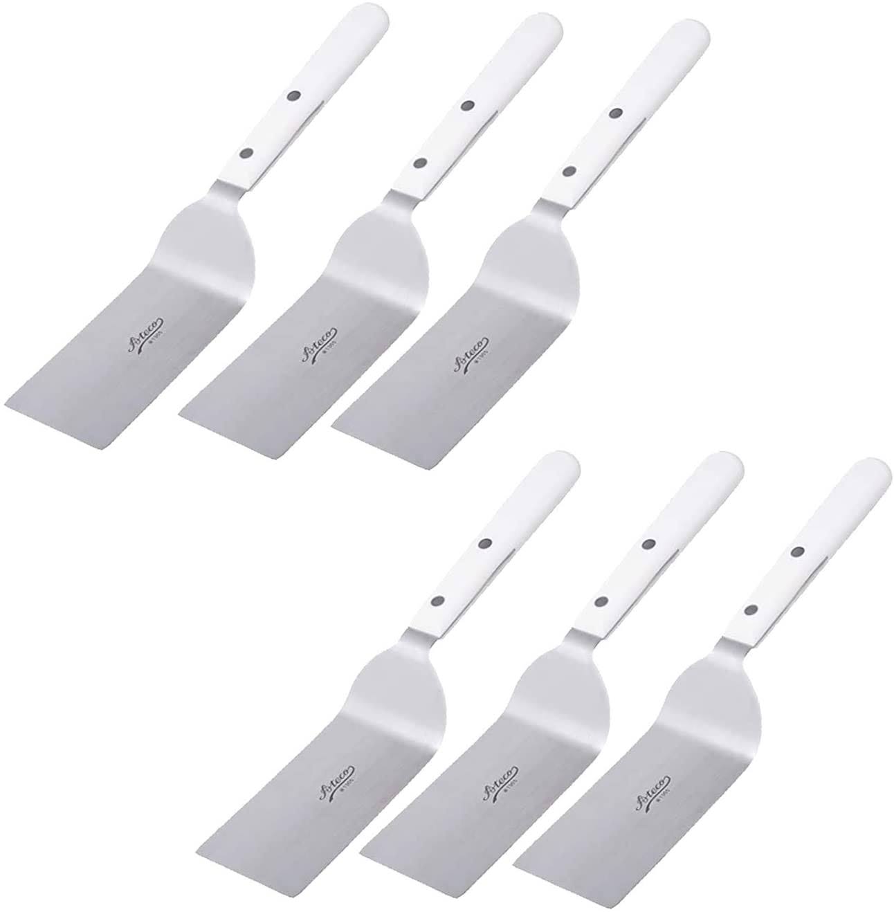 Ateco 1365 Offset Baking Icing White Spatula 6.5'', Bakeware (6 Pc)