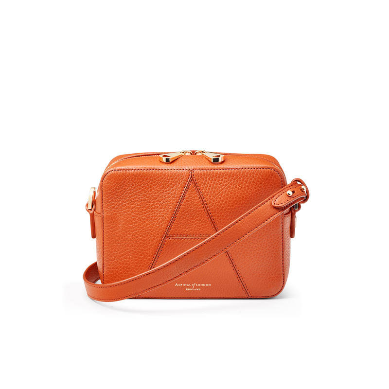 Aspinal of London | Camera A Bag Marmalade Pebble | Brown