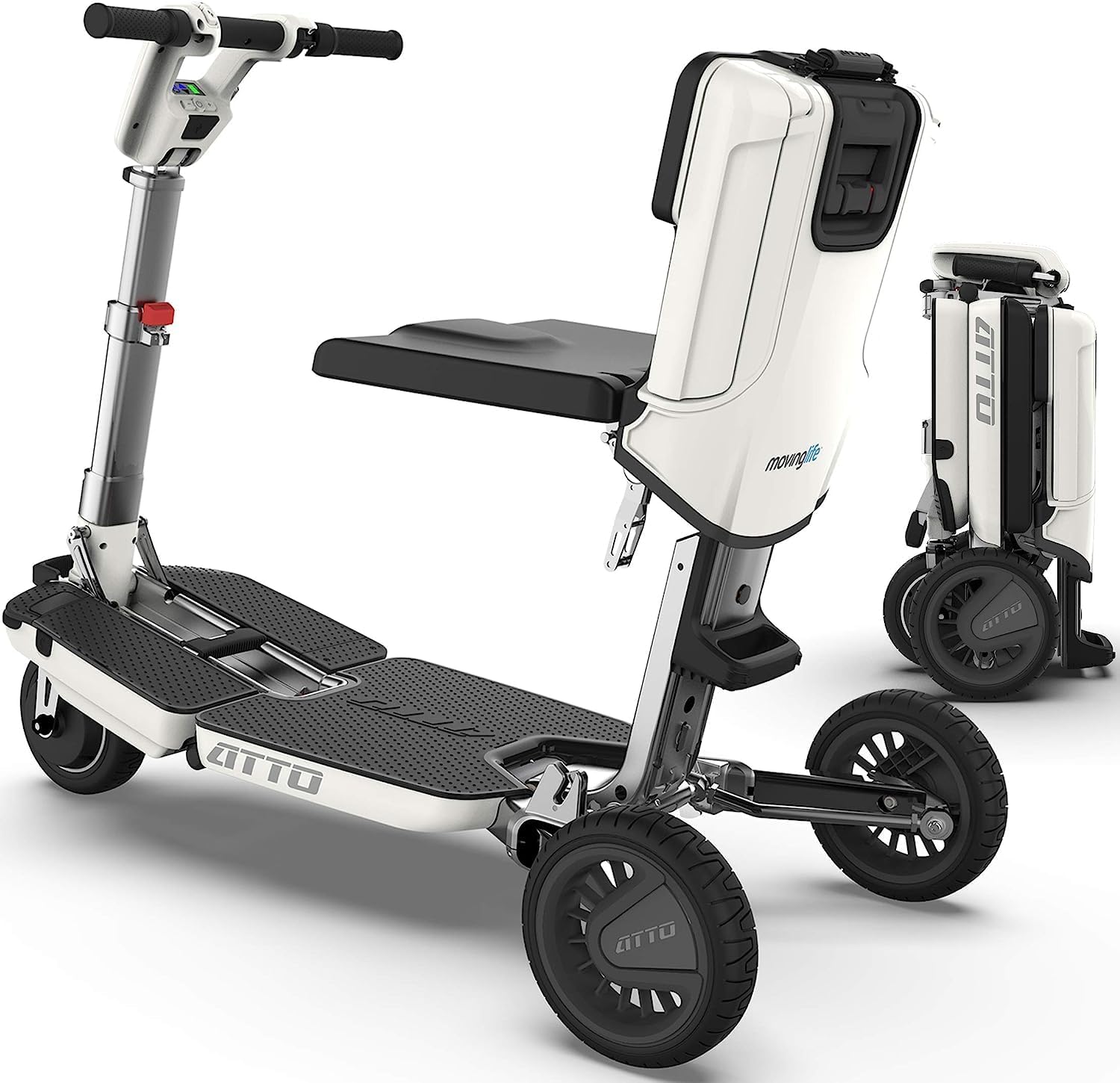 Generic ATTO Folding Mobility Scooter with Extended Range Battery