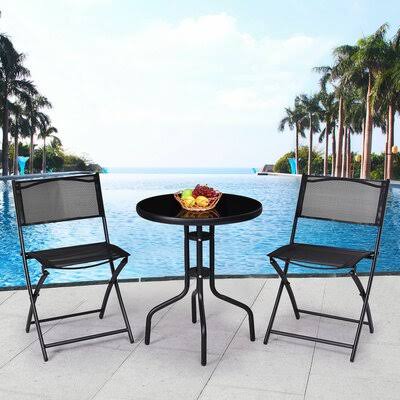 Capucina Backyard 3 Piece Bistro Set Winston Porter