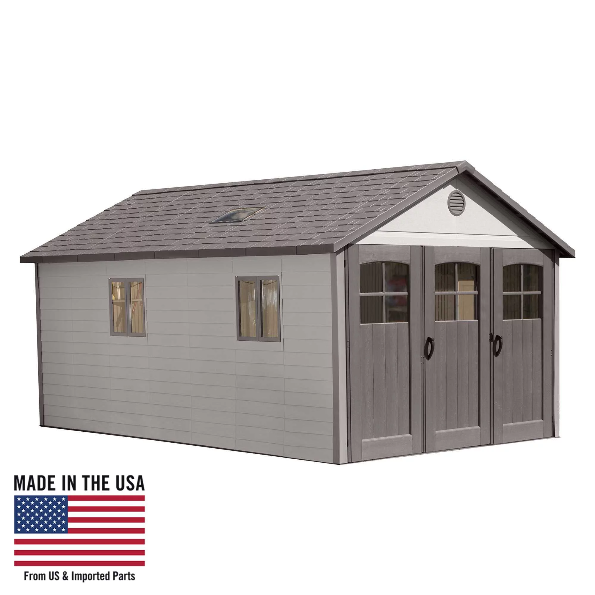 Lifetime 11 ft. x 18.5 ft. Outdoor Storage Shed - 60236 - Radiant Selections
