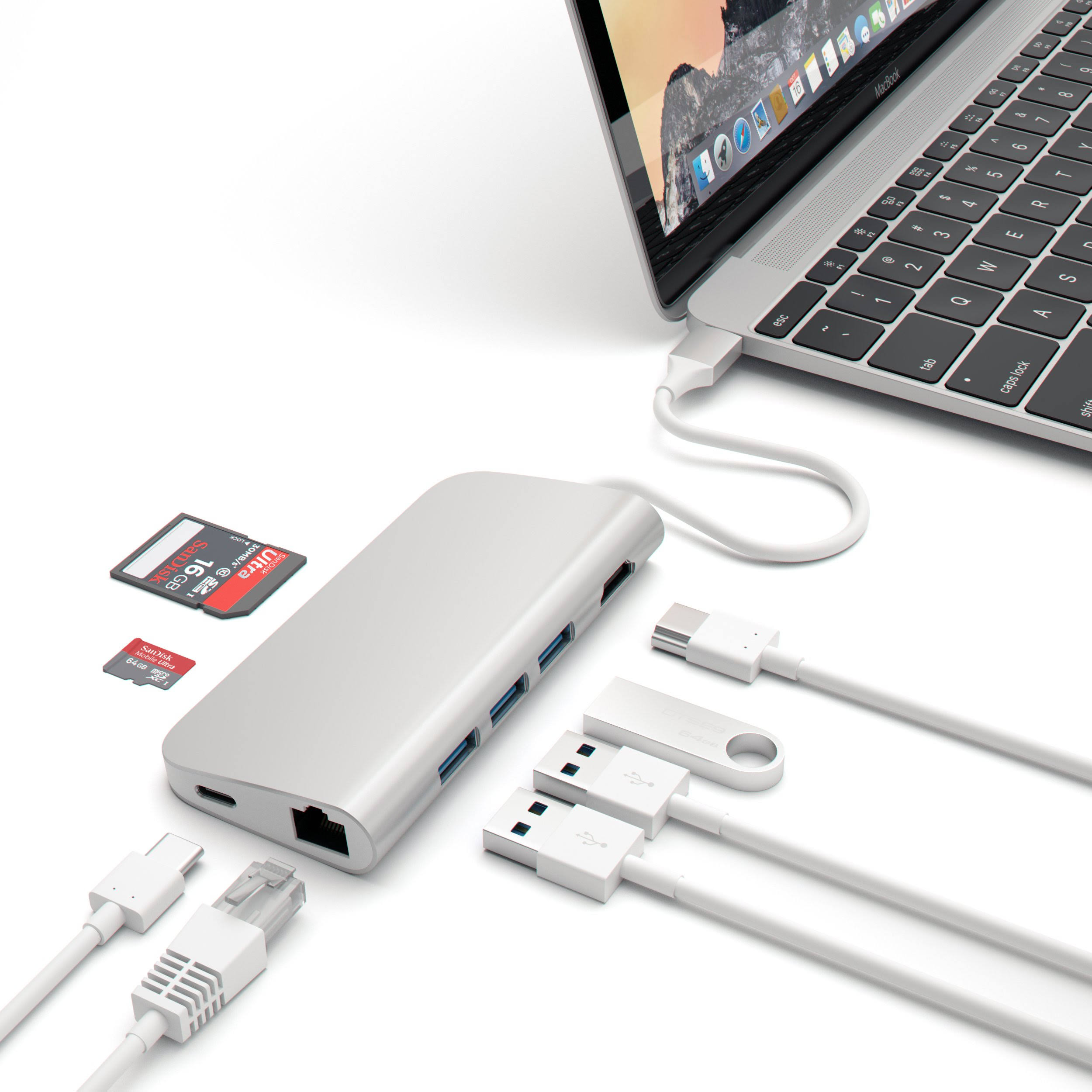 Satechi Aluminum Multi-Port Adapter - Dock