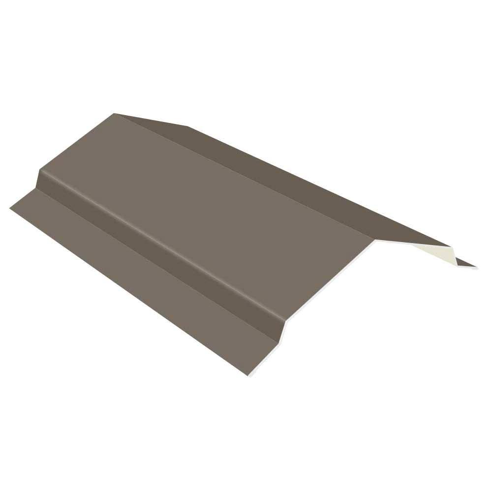 10 ft. Slate 29-Gauge Galvalume Steel RC2 Ridge Cap Flashing 987642
