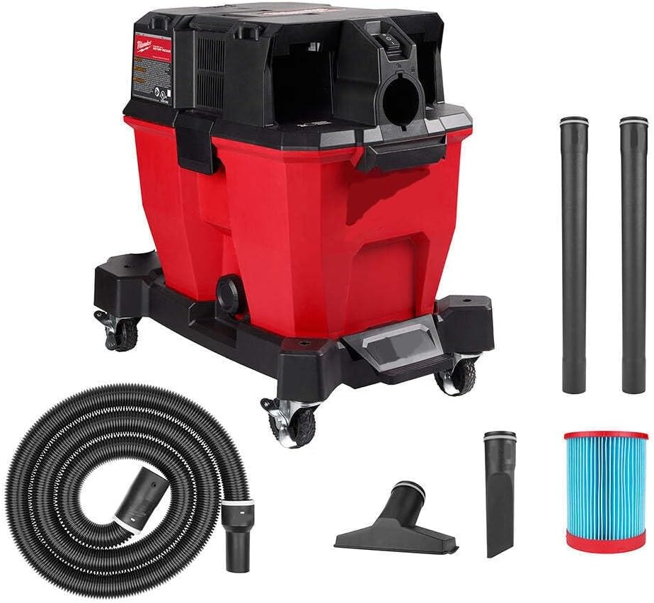 Vacuum Cordless,Battery Powered Shop Vac,Shop Vac,Shop Vacuum Wet and Dry Vac,for Milwaukee 0920-20 M18 Fuel 9 Gallon Dual-Battery Wet/Dry Vacuum