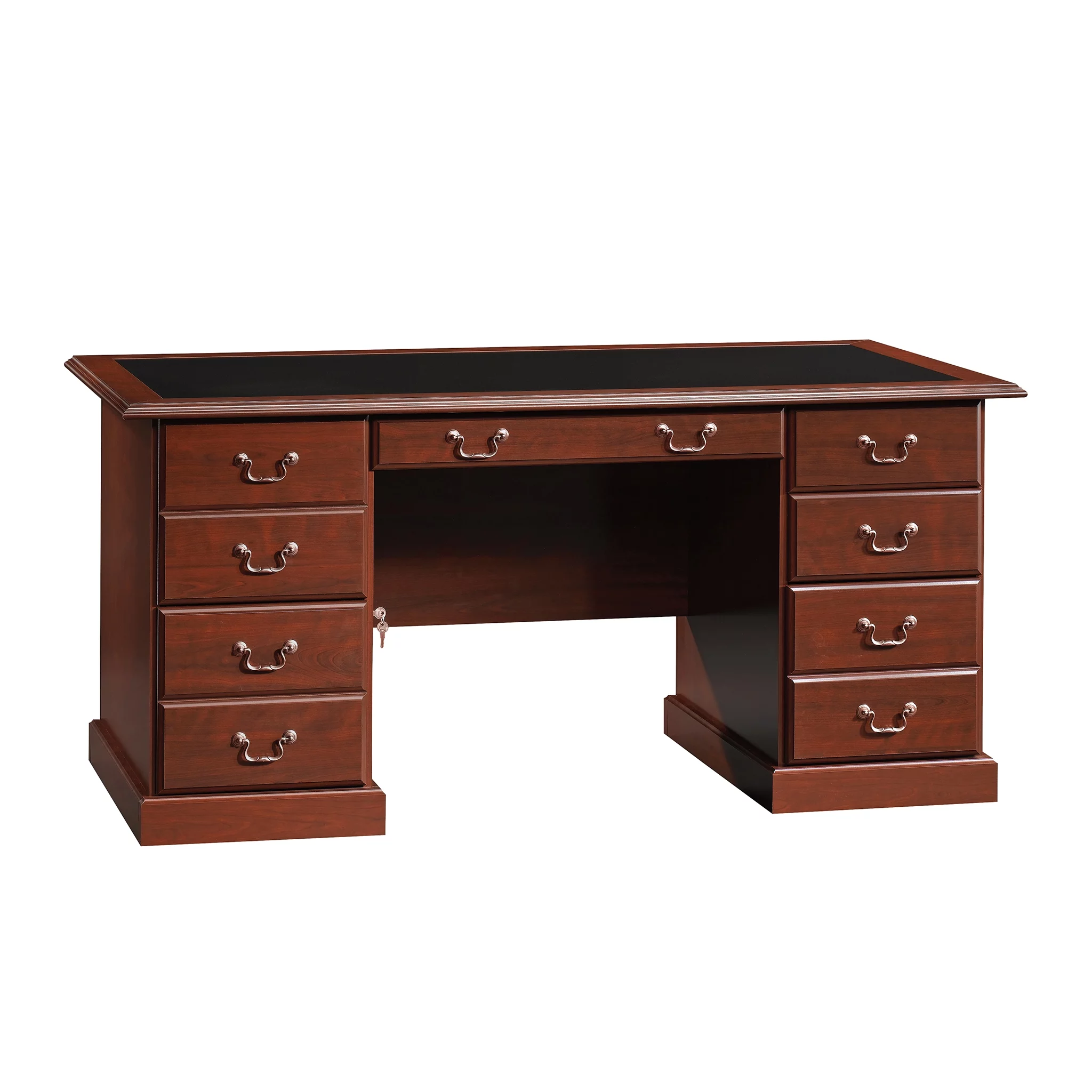 Sauder Heritage Hill Executive Desk, Classic Cherry Finish - Radiant Selections