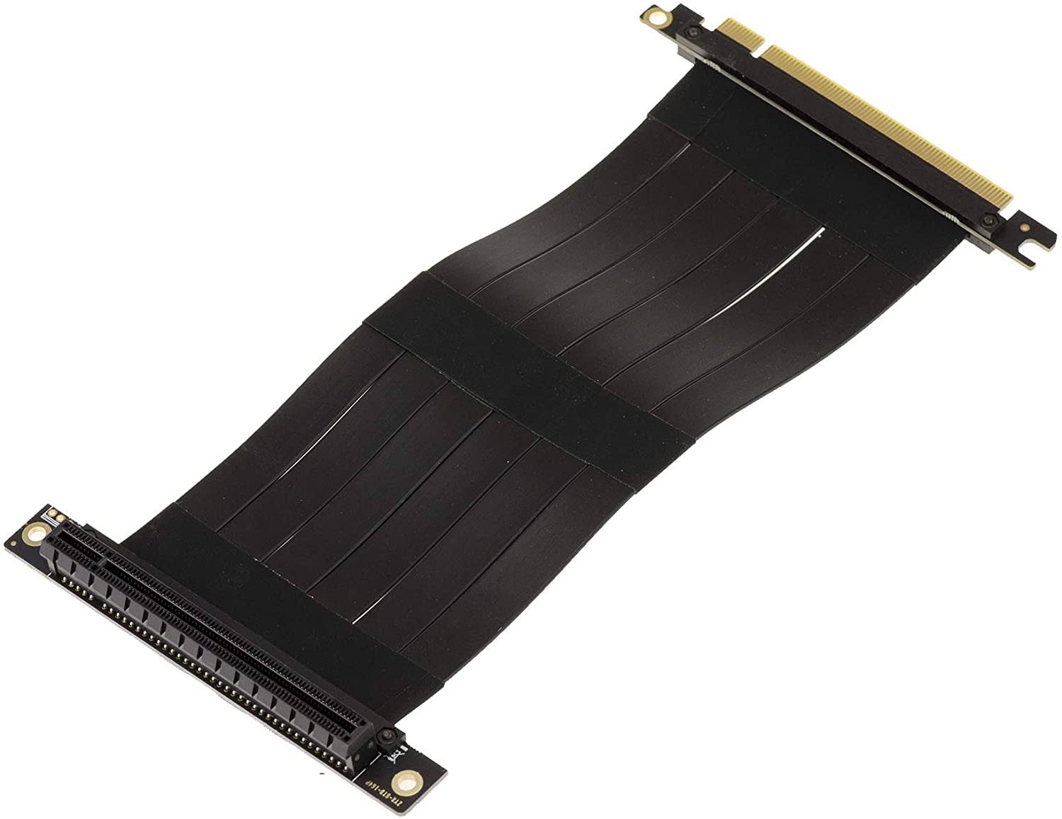 Riser PCI Express 16x - PCIe 3.0 3.1 4.0 - Insulated - Connection 90°