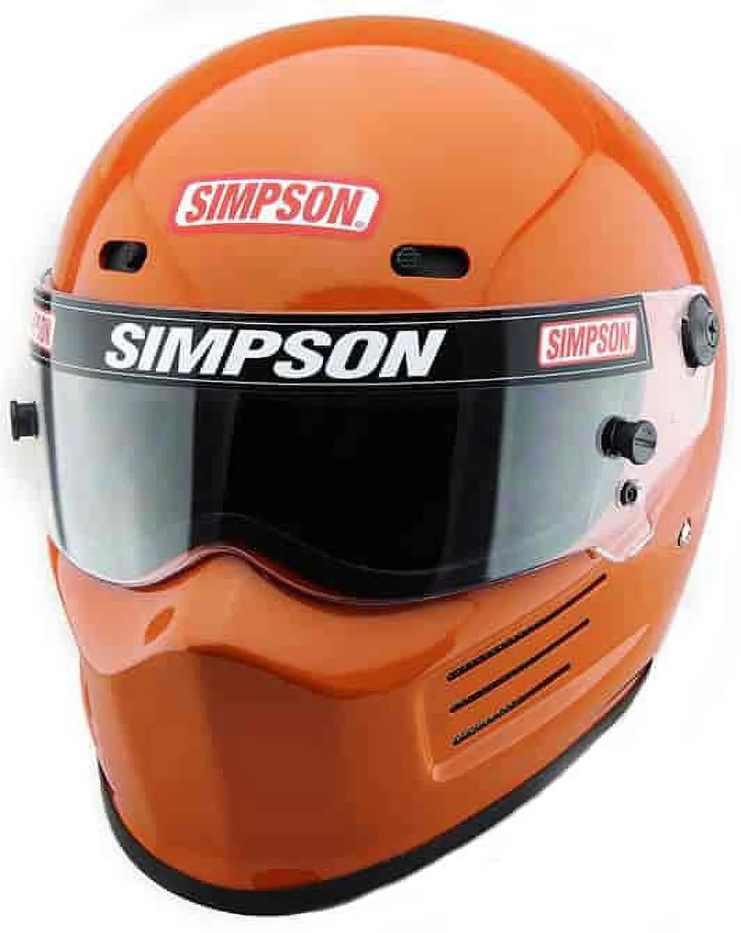 Simpson Racing 721002S SA2020 Super Bandit Racing Helmet Adult Medium Safety Orange