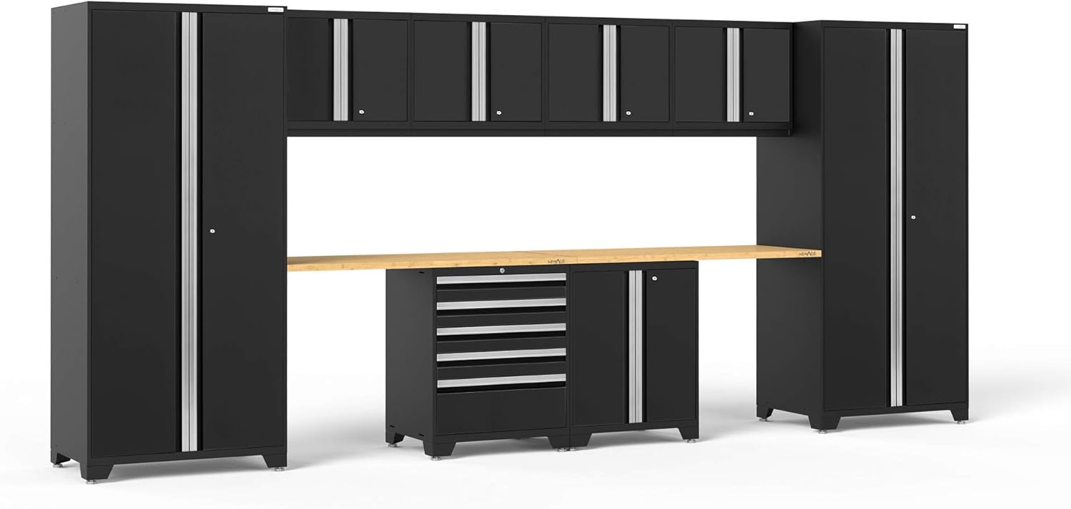 NewAge Products Pro Series Gray 10 Piece Set, Garage Cabinets, 52054