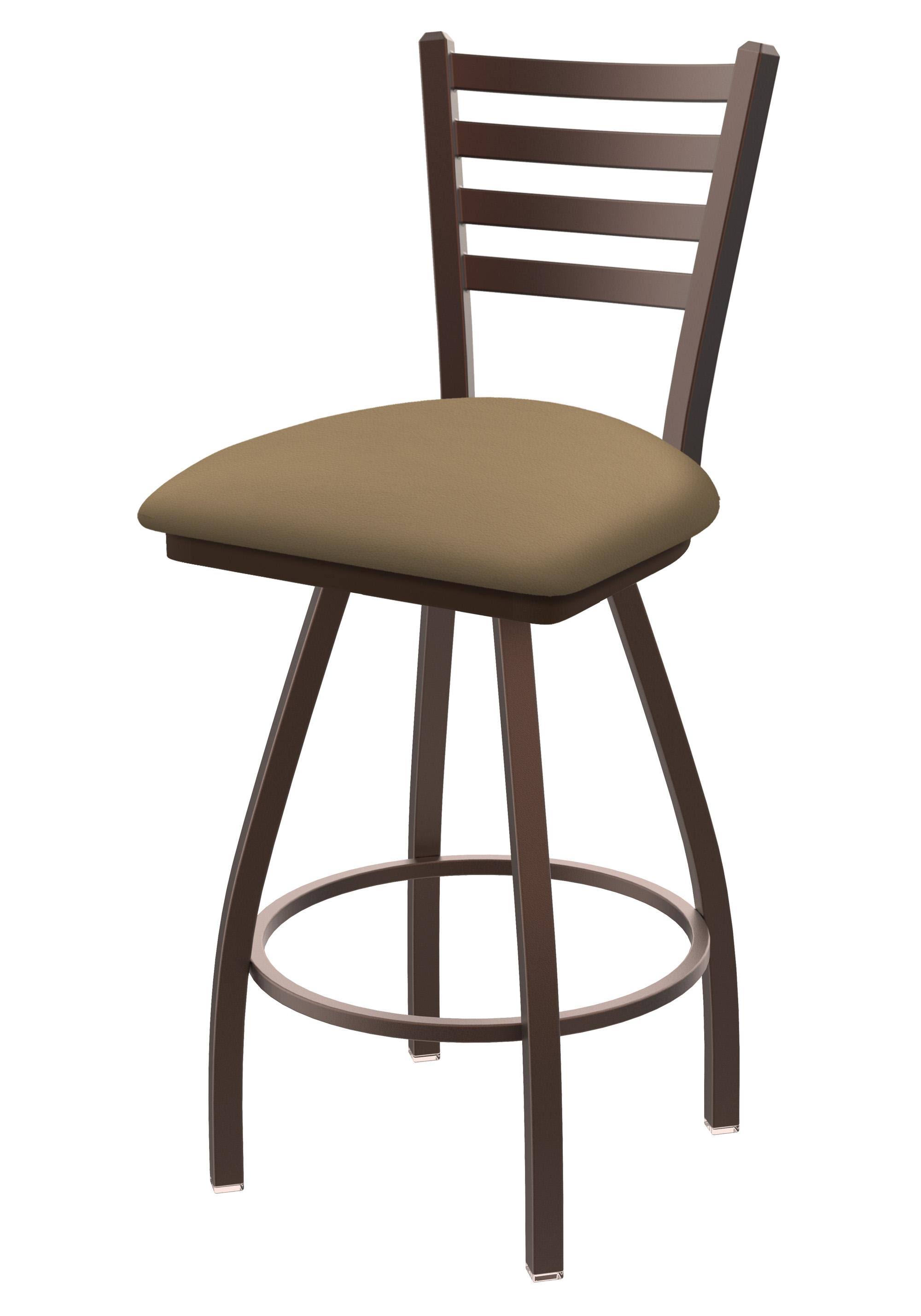 Holland Bar Stool XL 410 Jackie 25x22 Swivel Counter Stool with Bronze Finish and Canter Sand Seat