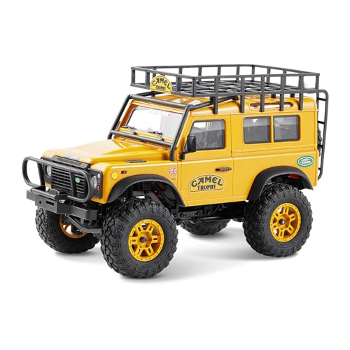 BEEZRC FMS 1/24 RC Crawler RTR FCX24M Land Rover Family Camel Trophy Edition Licensed RC Model 4WD RC Rock Truck 2.4Ghz Hobby Grade RC Car Model Mini