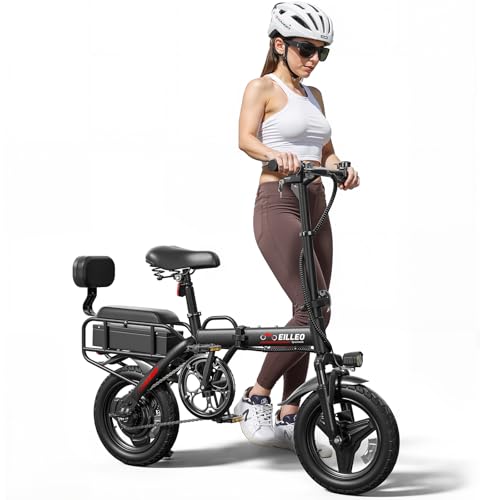 Spacewalk Folding Ebikes for Adults - H5/H5-pro with 500W Motor, 36V/48V Battery, 13.7 MPH/15 MPH, 35 Miles/37 Miles PAS Range
