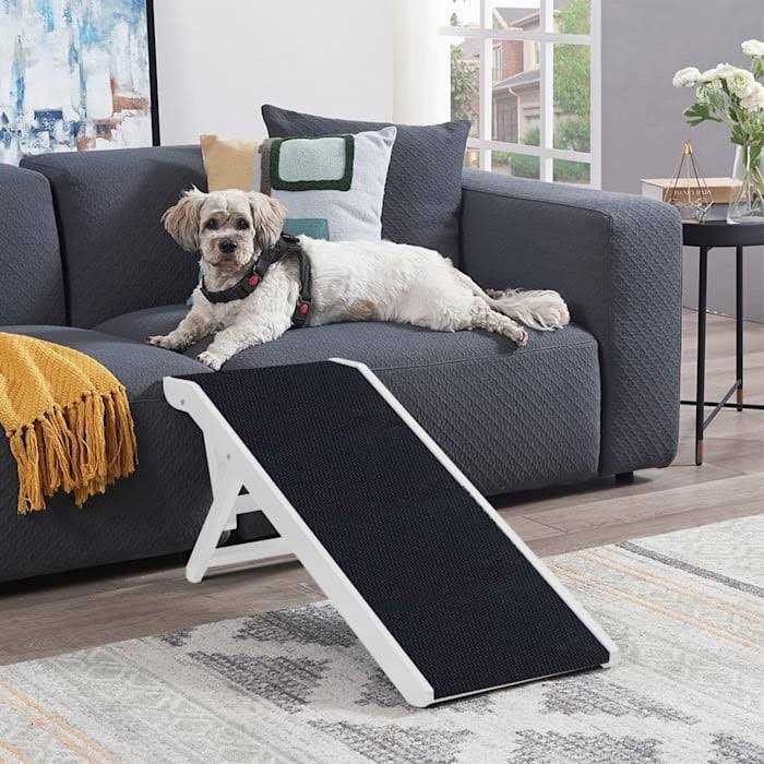 Unipaws Foldable Wooden Pet Ramp Adjustable Height - Pet Supplies online store